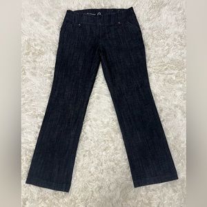 n 62 Women’s signature trousers Denim Wide Leg Size 12 Stretch With Pockets